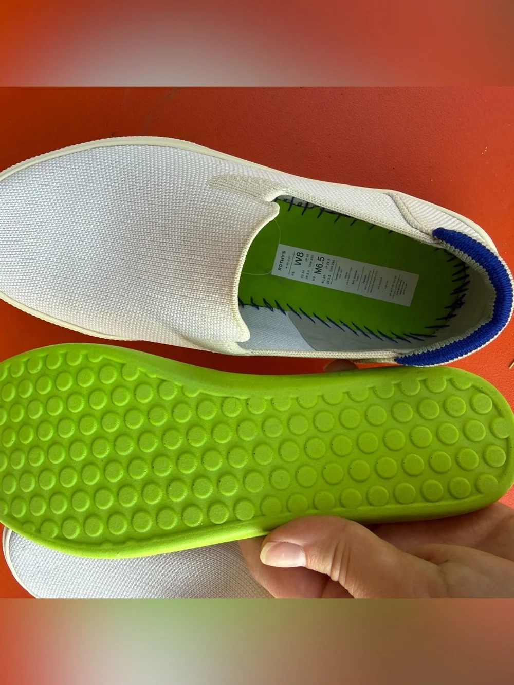 ROTHY'S The City Slip On Sneaker white